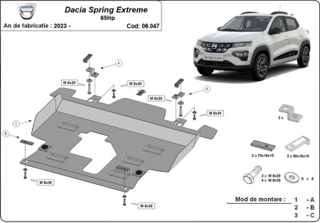 Scut motor Dacia Spring Extreme 2023 - 2024 - Img 3