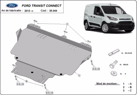 Scut motor Ford Transit Connect 2013 - 2022 - Img 3