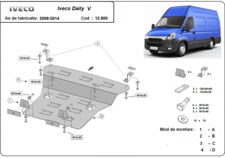 Scut motor Iveco Daily 5 2009 - 2014 - Img 3