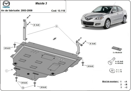 Scut motor Mazda 3 2003 - 2009 - Img 3