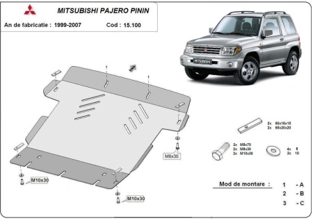 Scut motor Mitsubishi Pajero Pinin 1997 - 2007 - Img 3