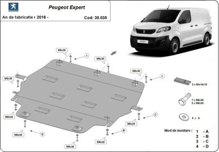 Scut motor Peugeot Expert 2016 - 2026 - Img 3
