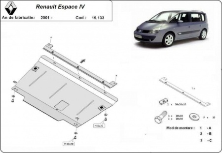 Scut motor Renault Espace 4 2001 - 2014 - Img 3