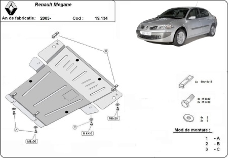 Scut motor Renault Megane 2 2004 - 2008 - Img 3