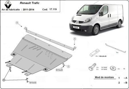 Scut motor Renault Trafic ( 2011-2014) 2011 - 2014 - Img 3