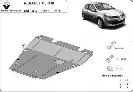 Scut motor și cutie de viteză Renault Clio 3 2005 - 2012 - Img 3