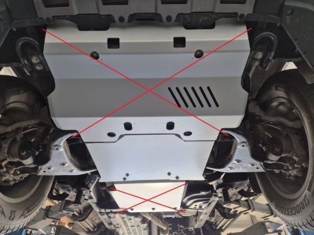 Scut motor si grup fata Toyota Land Cruiser 250 - Aluminiu 2024 - 2026 - Img 5