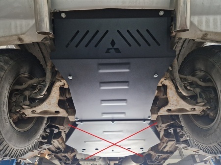 Scut motor și radiator Mitsubishi Pajero 3 (V60, V70) Vers 2.0 1999 - 2007 - Img 6