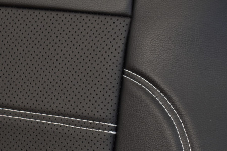 Set huse scaune piele artificiala EXCLUSIVE LEATHER negre - Img 2