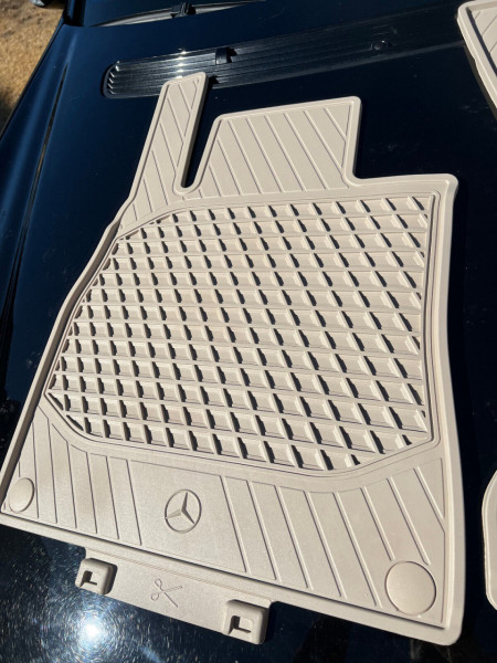 Covorase cauciuc fata bej Mercedes S-Class Coupe C217 2014-2022 - Img 4
