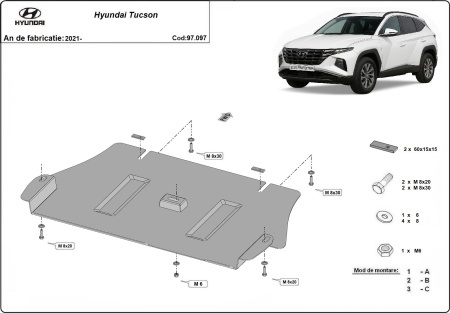 Scut catalizator Hyundai Tucson 2021 - 2026 - Img 3