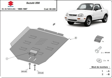 Scut cutie de viteză Suzuki X90 1995 - 1997 - Img 3