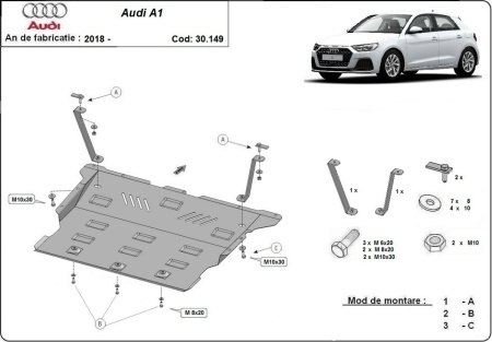 Scut motor Audi A1 2017 - 2026 - Img 3