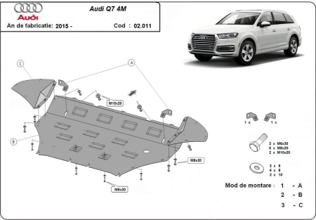 Scut motor Audi Q7 2015 - 2026 - Img 3