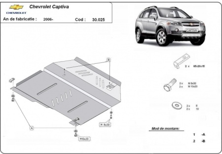 Scut motor Chevrolet Captiva 2006 - 2010 - Img 3