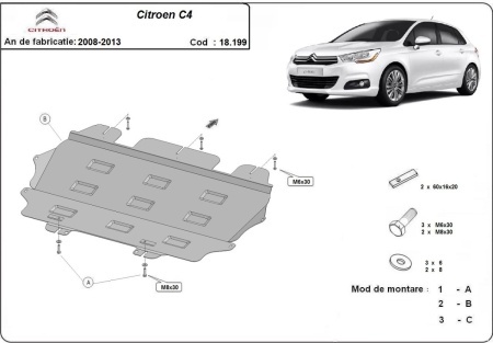 Scut motor Citroen C4 2008 - 2013 - Img 3