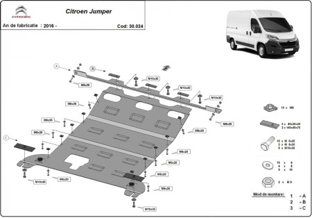 Scut motor Citroen Jumper 2016 - 2026 - Img 3