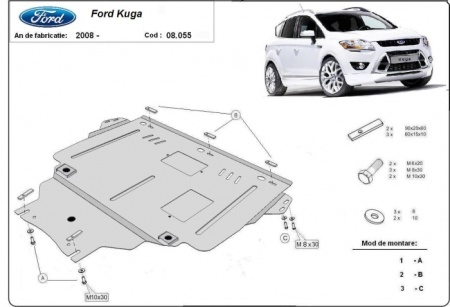 Scut motor Ford Kuga 2008 - 2012 - Img 3