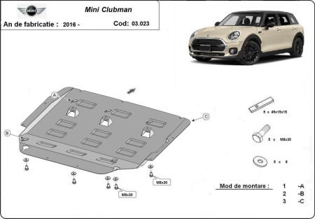 Scut motor Mini Clubman 2016 - 2024 - Img 3