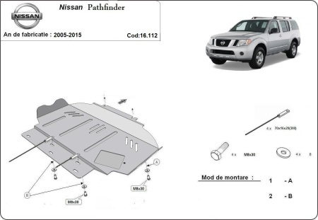 Scut motor Nissan Pathfinder 2005 - 2015 - Img 3