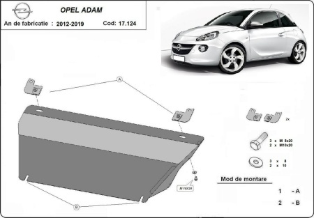 Scut motor Opel Adam 2012 - 2019 - Img 3
