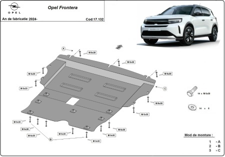Scut motor Opel Frontera 2025 - 2026 - Img 3