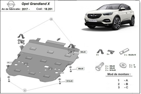 Scut motor Opel Grandland X 2017 - 2026 - Img 3