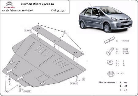 Scut motor și cutie de viteză Citroen Xsara Picasso 1999 - 2007 - Img 3