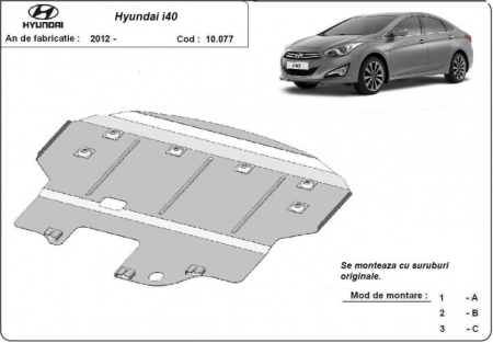 Scut motor și cutie de viteză Hyundai i40 2011 - 2015 - Img 3