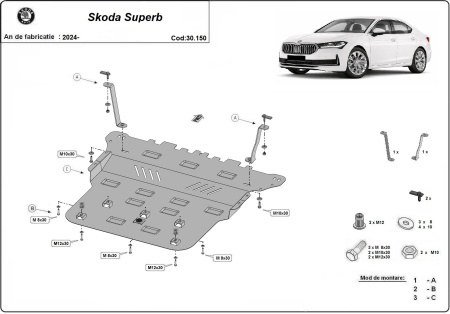 Scut motor Skoda Superb 4 2024 - 2026 - Img 3