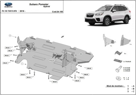 Scut motor Subaru Forester Hybrid 2018 - 2026 - Img 3