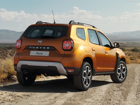 Ornament hayon cu inscriptie Dacia Duster 2 - model cu camera spate - Img 2