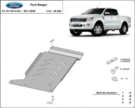 Scut cutie de viteză Ford Ranger 2011 - 2020 - Img 3