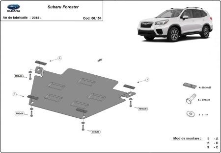 Scut cutie de viteză Subaru Forester 2018 - 2026 - Img 3