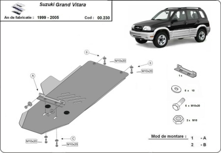 Scut cutie de viteză Suzuki Grand Vitara 1999 - 2005 - Img 3