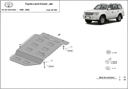 Scut cutie de viteză Toyota Land Cruiser j90 1995 - 2002 - Img 3