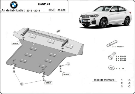 Scut motor BMW X4 2014 - 2018 - Img 3