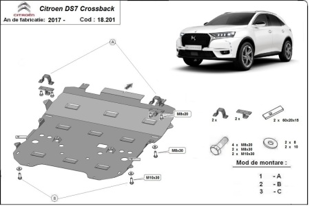 Scut motor Citroen DS7 Crossback 2017 - 2026 - Img 3