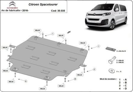 Scut motor Citroen Spacetourer 2016 - 2026 - Img 3