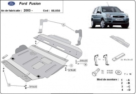 Scut motor Ford Fusion 2003 - 2012 - Img 3