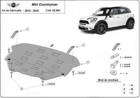 Scut motor Mini Countryman 2010 - 2016 - Img 3