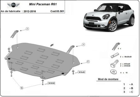 Scut motor Mini Paceman R61 2012 - 2016 - Img 3