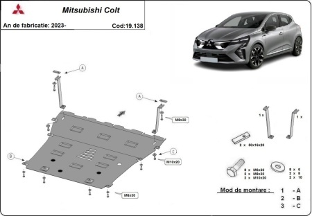 Scut motor Mitsubishi Colt 2023 - 2026 - Img 3