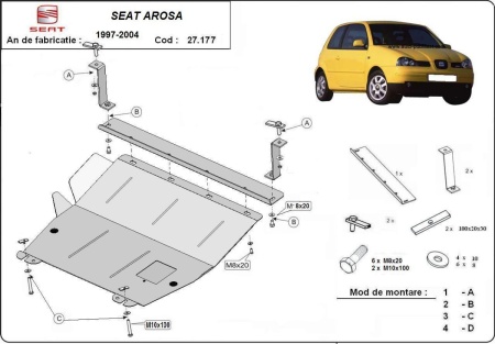 Scut motor Seat Arosa 1997 - 2004 - Img 3