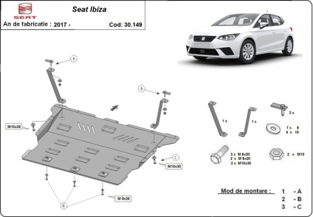 Scut motor Seat Ibiza 2017 - 2026 - Img 3