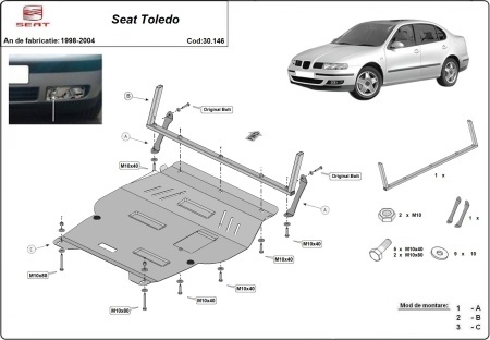 Scut motor Seat Toledo 2 1998 - 2004 - Img 3