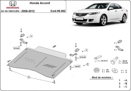 Scut motor și cutie de viteză Honda Accord 2008 - 2012 - Img 3