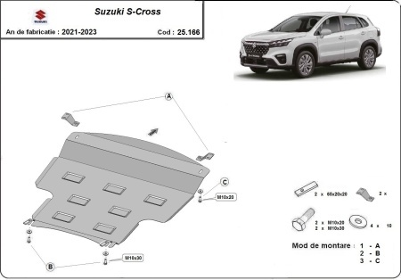 Scut motor și cutie de viteză Suzuki S-Cross 2021 - 2023 - Img 3