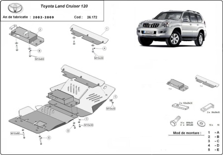 Scut motor Toyota Land Cruiser J120 2002 - 2009 - Img 3