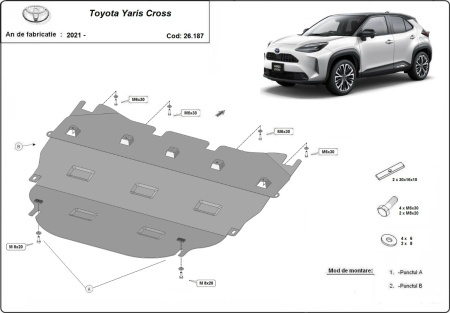 Scut motor Toyota Yaris Cross XP210 2021 - 2026 - Img 3